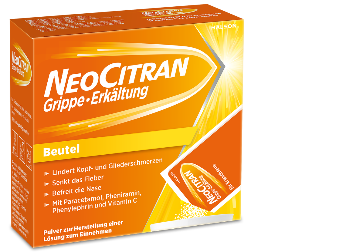 NeoCitran Grippe•Erkältung: Bekämpft 6 Grippe- und Erkältungssymptome